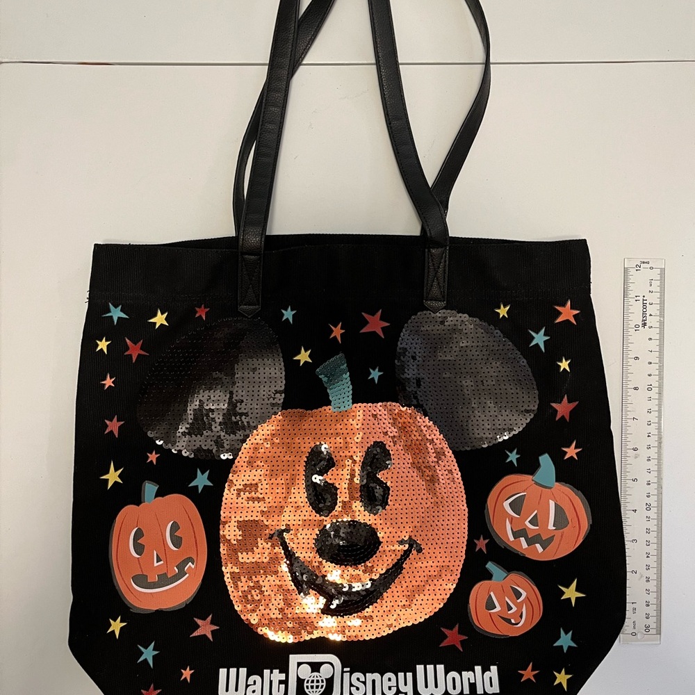 Disney Black Halloween Tote Bag